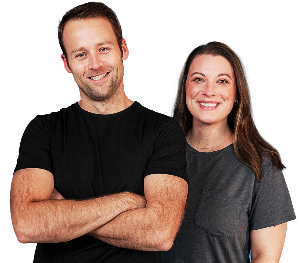 Nik and Allie Smiling Together